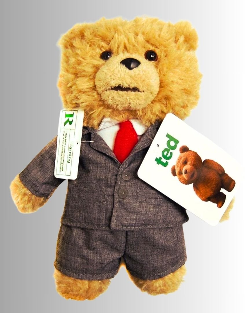 Peluche Ted in Suit Outfit w/ Sound 8" Ted