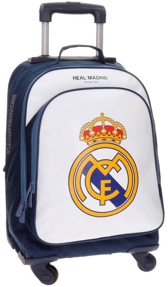 Trolley Maleta Juvenil F.C. Real Madrid Safta 50cm — Nostalgic Play