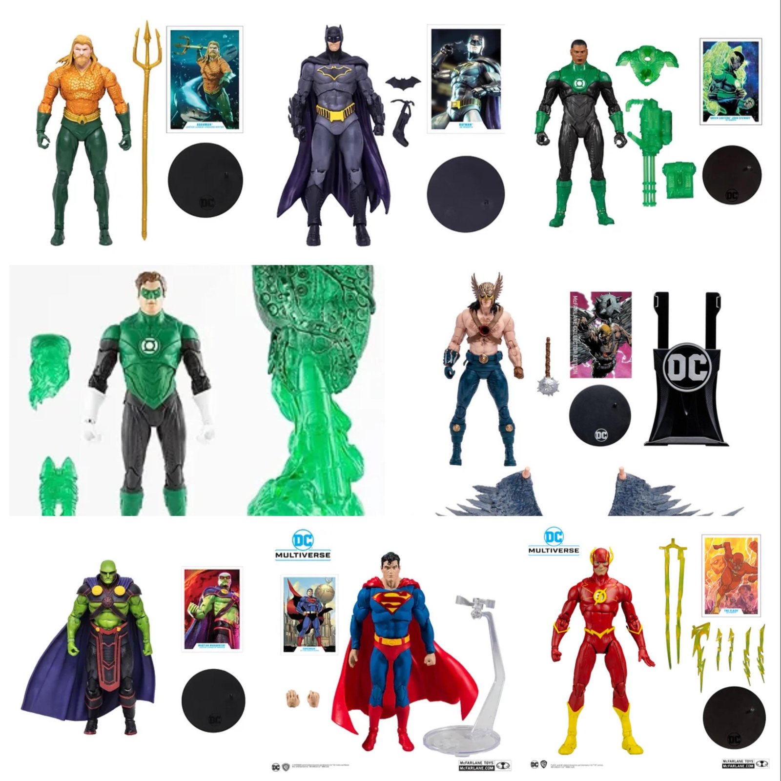 Do these McFarlane figures scale well together for a Justice League lineup? : r/McFarlaneFigures
