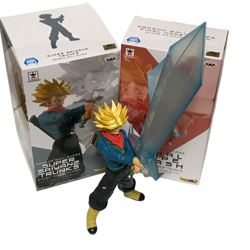 Figura Super Saiyan Trunks + Espada (Final Hope Slash) Dragon Ball Super Banpresto Combo