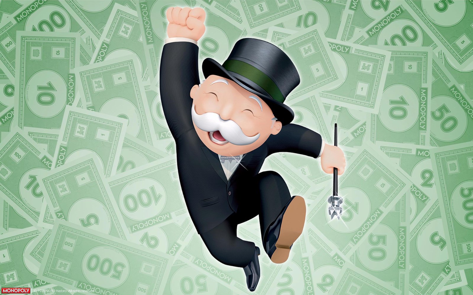 Monopoly Magic: HD Wallpaper of the Iconic Man-Made Game Master