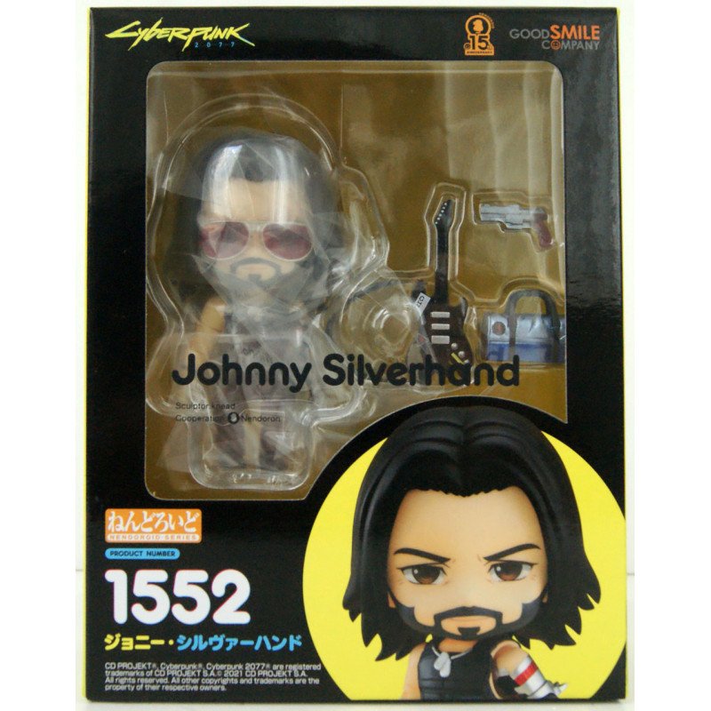 Figura Johnny Silverhand Nendoroid Rockerboy Cyberpunk 2077 10cm Keanu Reeves Good Smile Company #1552
