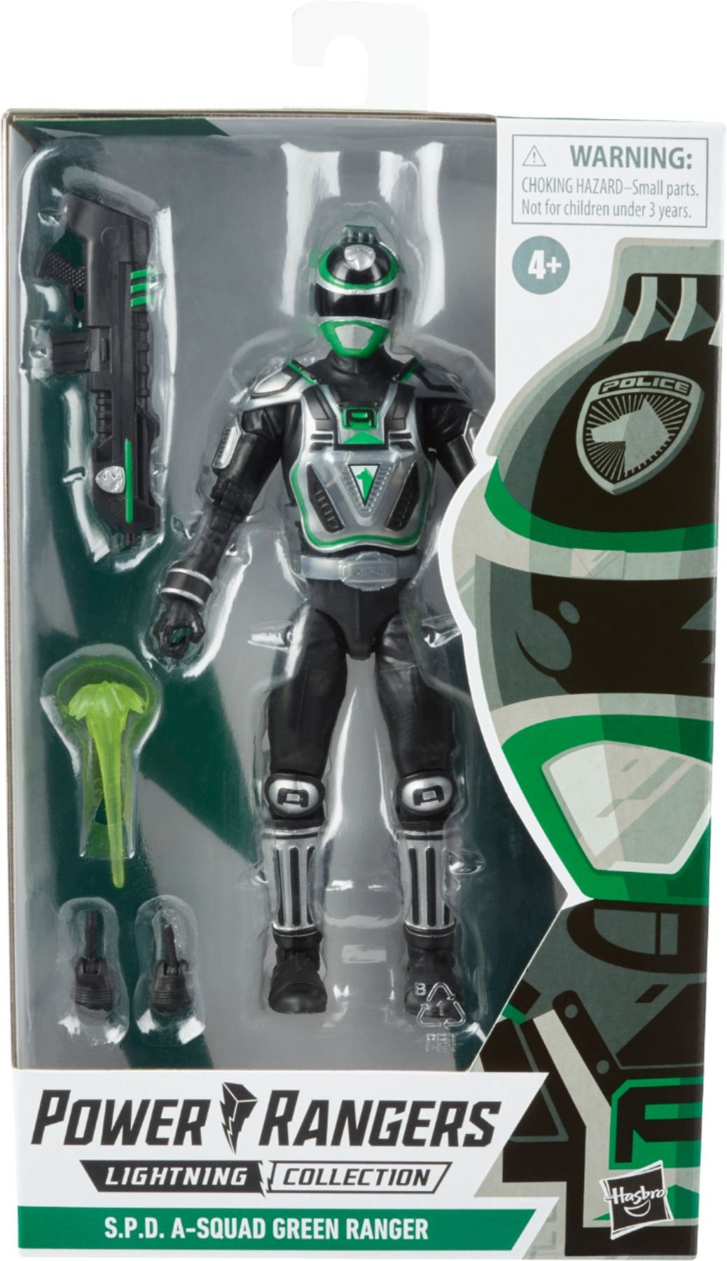 Figura Power Rangers Lightning Collection S.P.D. A-Squad Green Ranger (F2973) Hasbro