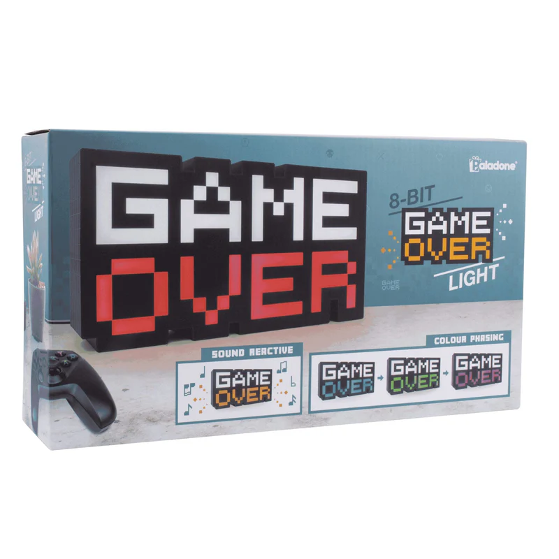 Lámpara Game Over Pixel Paladone Retro 8-Bit Paladone