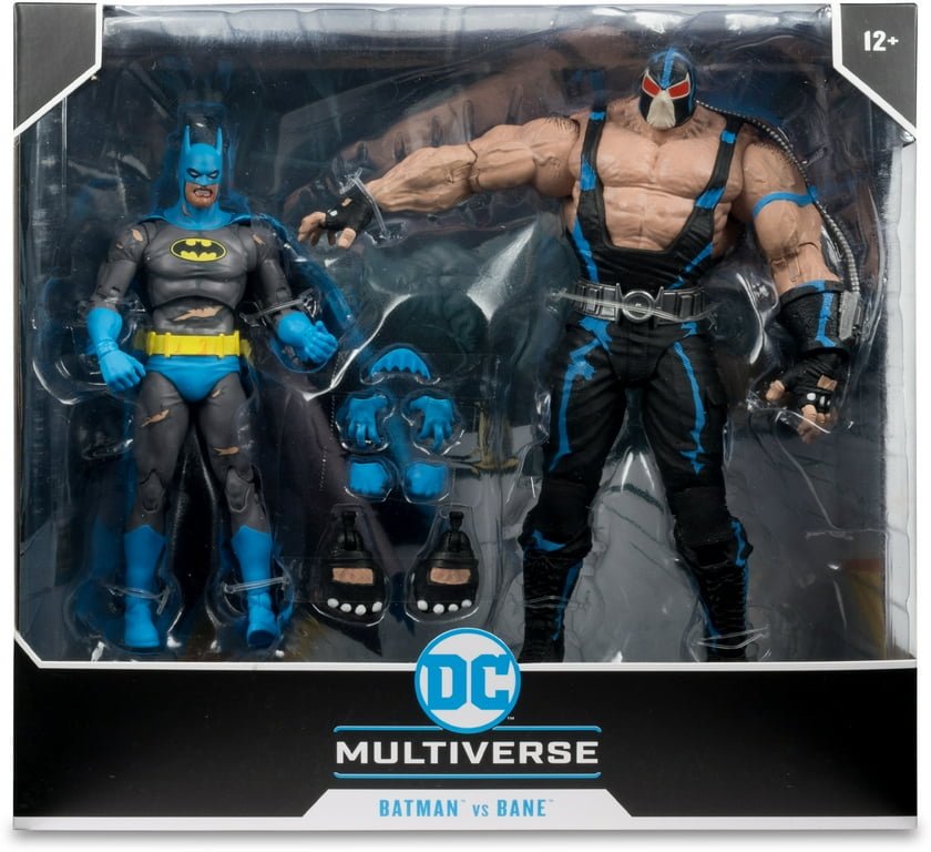 DC Multiverse - Batman: Knightfall - 7" Batman vs Bane Action Figure 2-Pack with Megafig, McFarlane Toys, Gifts - Walmart.com