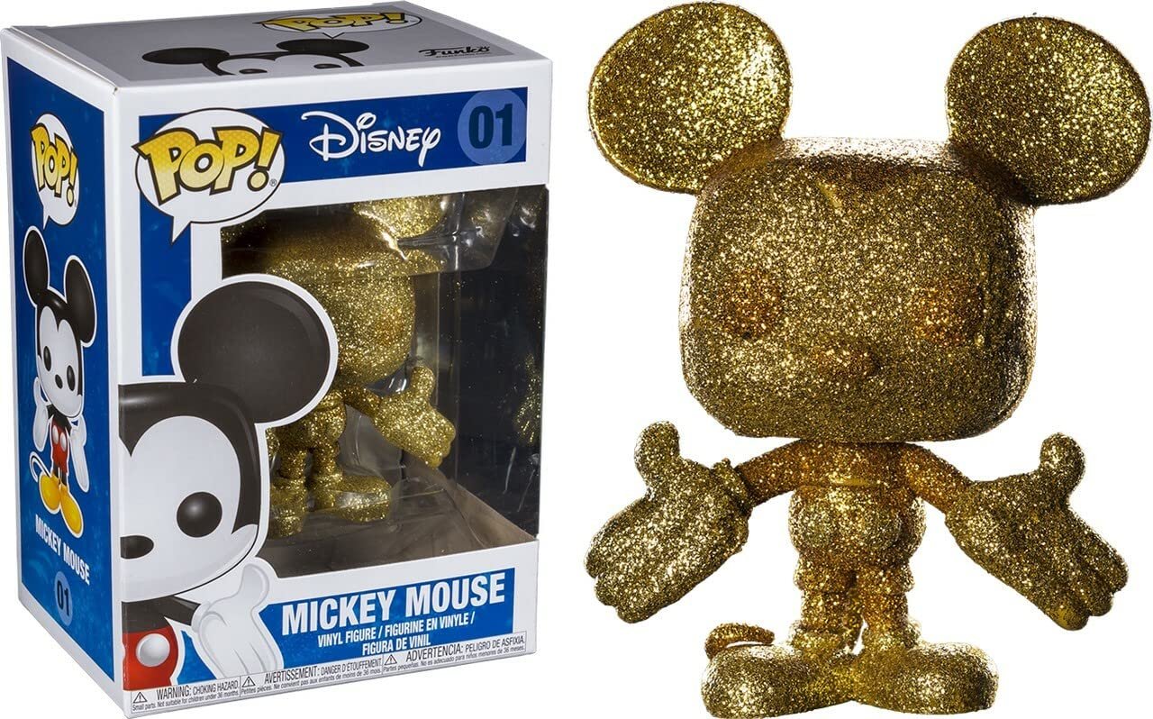 Mickey Mouse - Mickey Gold Diamond Glitter Pop! Vinyl Exclusivo 29174 : Amazon.es: Juguetes y juegos
