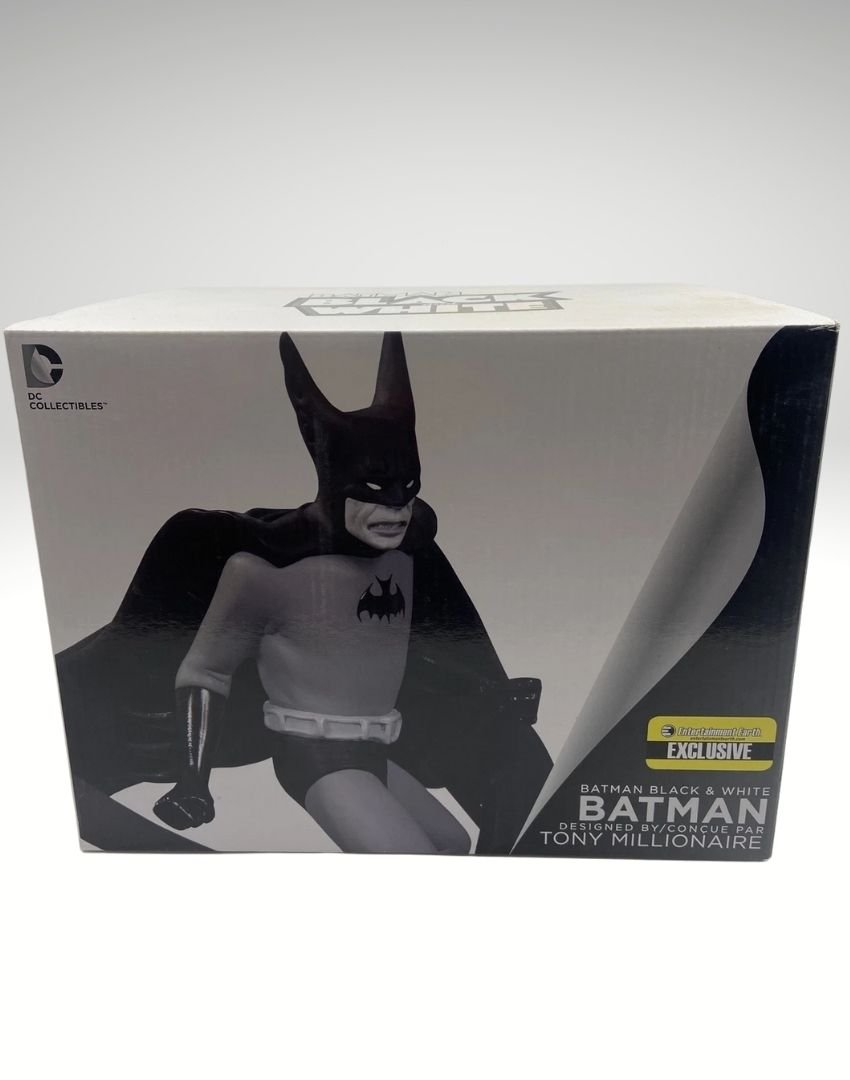 Estatua Batman Black & White Statue Batman Bizarro by Tony Millionaire EE Exclusive 15 cm DC Direct