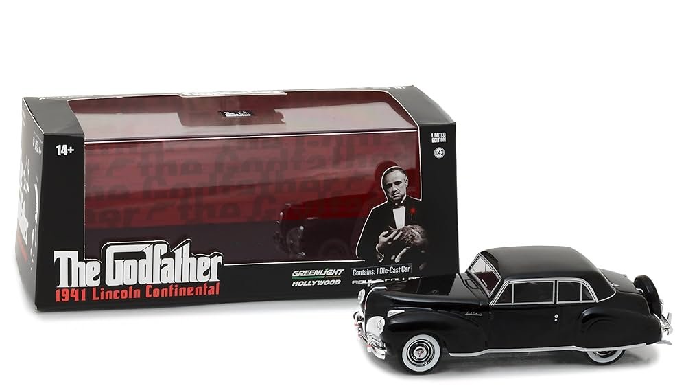 Vehículo Lincoln Continental 1972 The Godfather Edición 1:43 Greenlight Collectibles