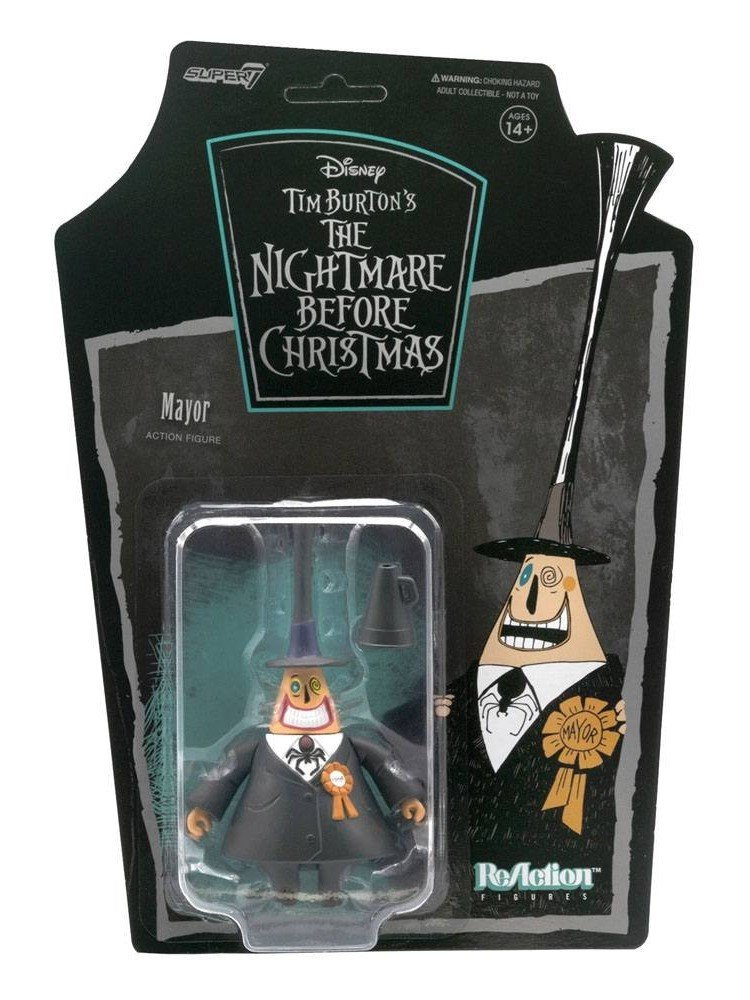 Figura Mayor Nightmare Before Christmas Blíster Kenner-Style Super7 ReAction NBX Disney