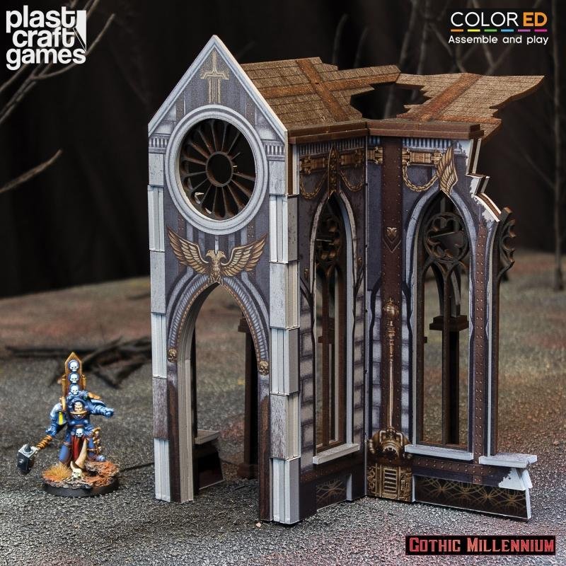 Escenografía Gothic Millennium ColorED Miniature Gaming 28-32mm Scenography Plast Craft Games