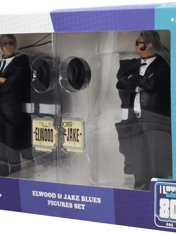 2-Pack Blues Brothers Jake & Elwood SD Toys Collectibles 6" 15cm I Love the 80s #01