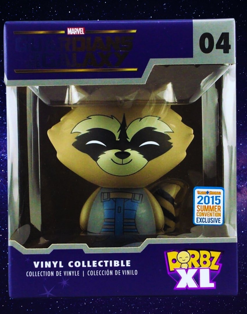 Figura Funko Dorbz XL Marvel Guardians of the Galaxy Rocket Raccoon SDCC 2015 Exclusive