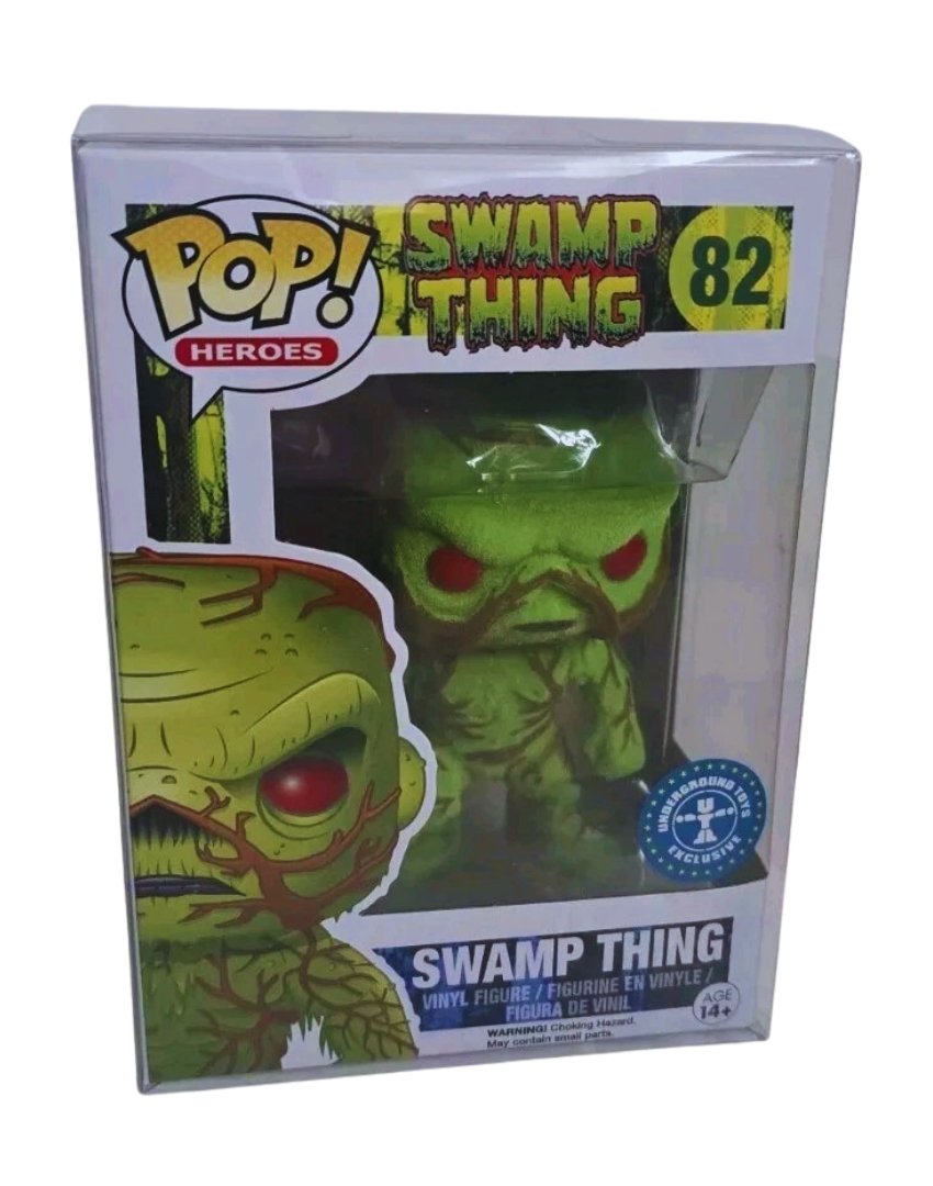 Figura Funko POP! DC Swamp Thing Flocked Comics Heroes Underground Toys Exclusive #82