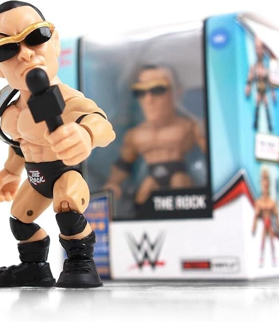 Figura The Rock Dwayne Johnson Action Vinyls Collectibles WWF x The Loyal Subjects