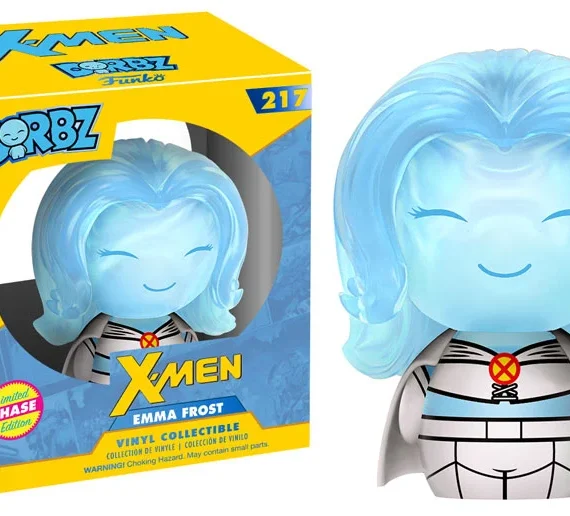 Figura Funko DORBZ Emma Frost X-Men Marvel Diamond White Queen CHASE Exclusive #217