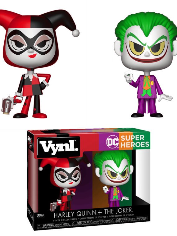 Figura Funko Vynl. 2-Pack Harley Quinn & Joker DC Super Heroes