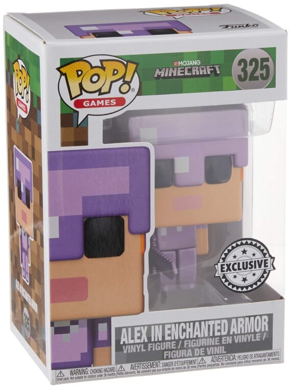 Figura Funko POP! Games Minecraft Alex in Enchanted Armor Exclusive #325 (EMEA)