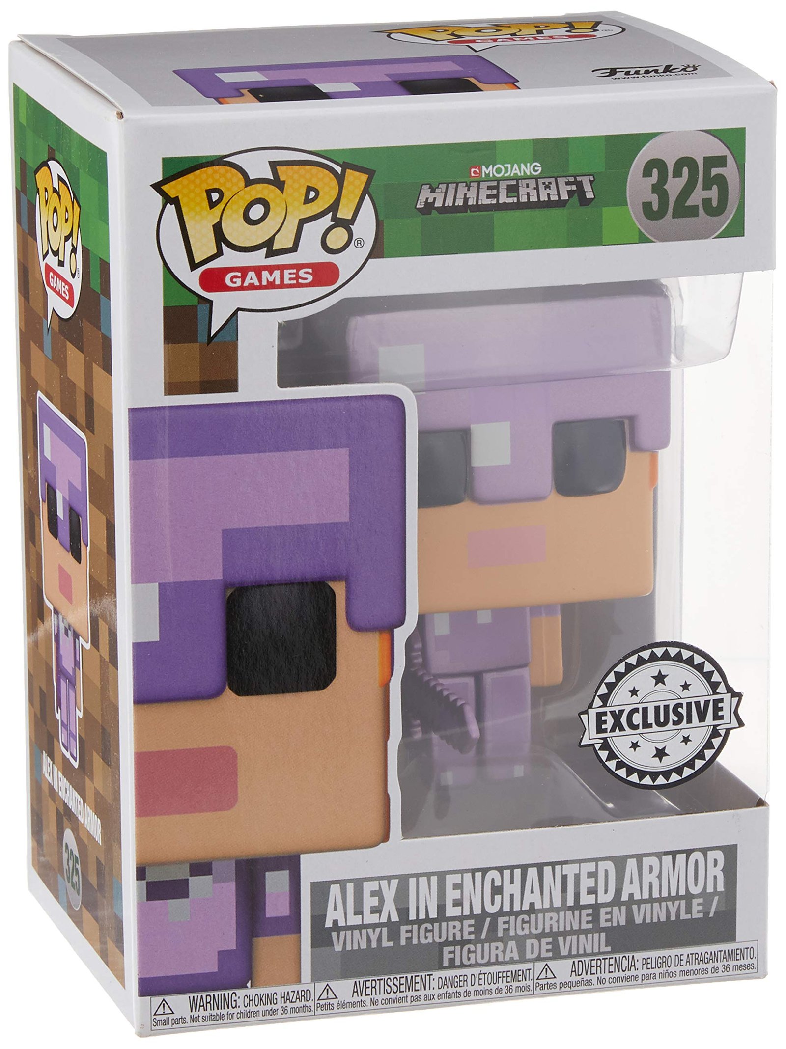Figura Funko POP! Games Minecraft Alex in Enchanted Armor Exclusive #325 (EMEA)