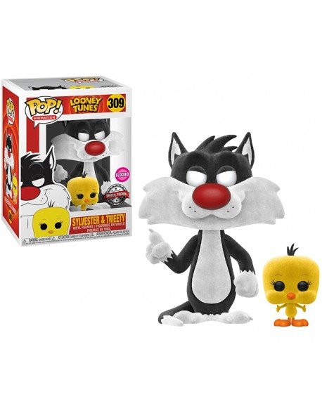 Figura Funko POP! Sylvester And Tweety Looney Tunes Flocked Exclusive #309