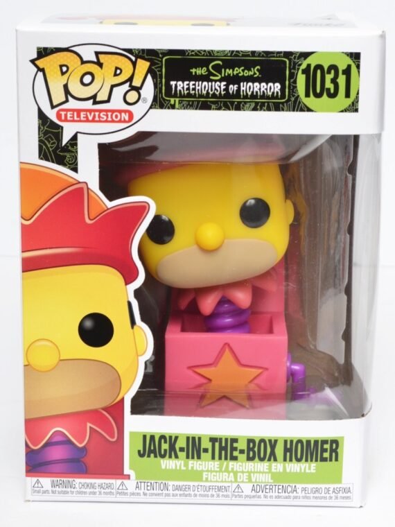 Figura Funko POP! Homer Simpson Jack-In-The-Box Treehouse of Horror Vaulted #1030