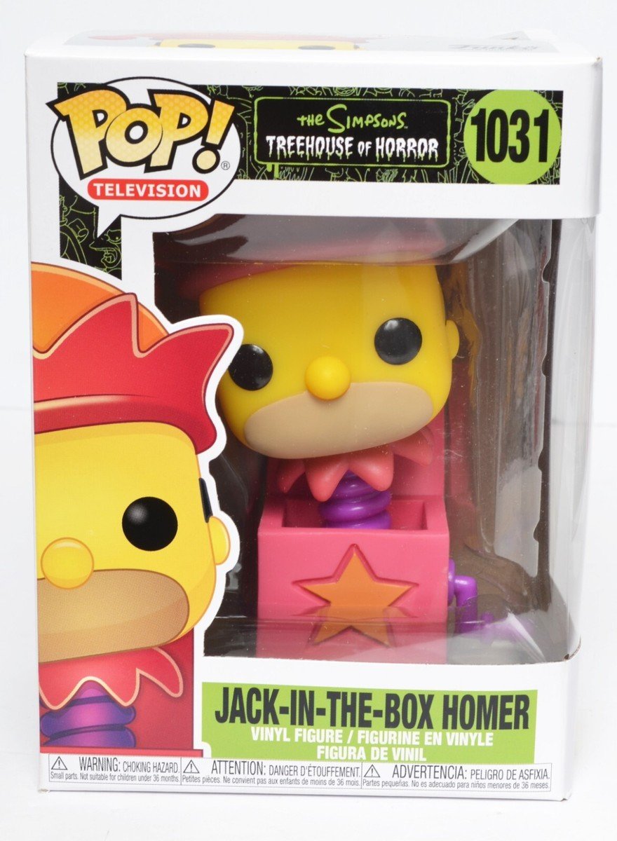 Figura Funko POP! Homer Simpson Jack-In-The-Box Treehouse of Horror Vaulted #1030