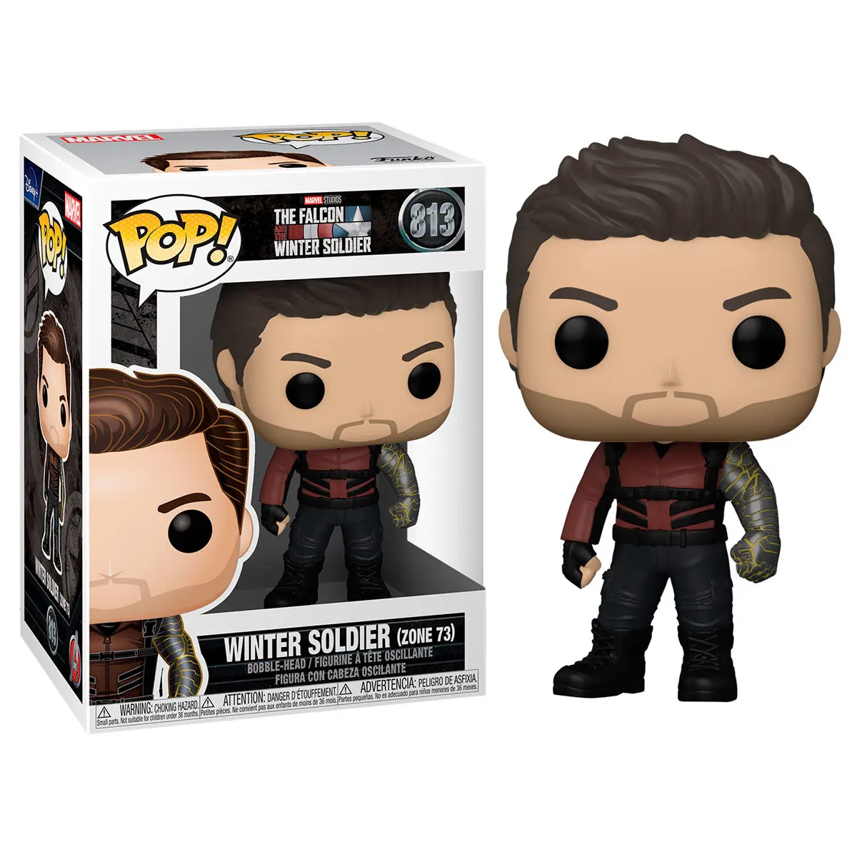 Figura Funko POP! Winter Soldier (Zone 73) The Falcon & The Winter Soldier #813