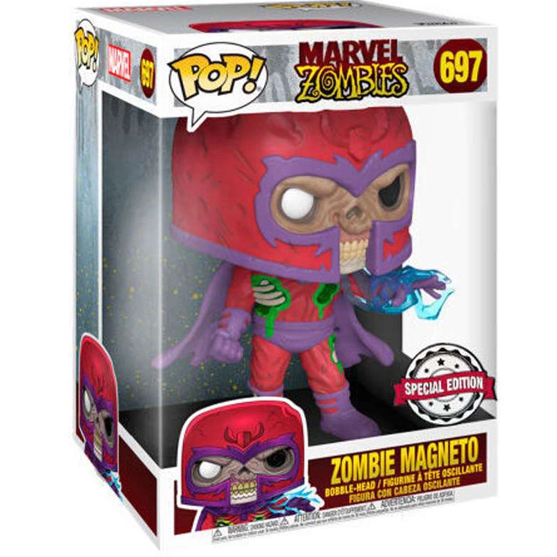 Figura Funko POP! Zombie Magneto Jumbo Marvel #697