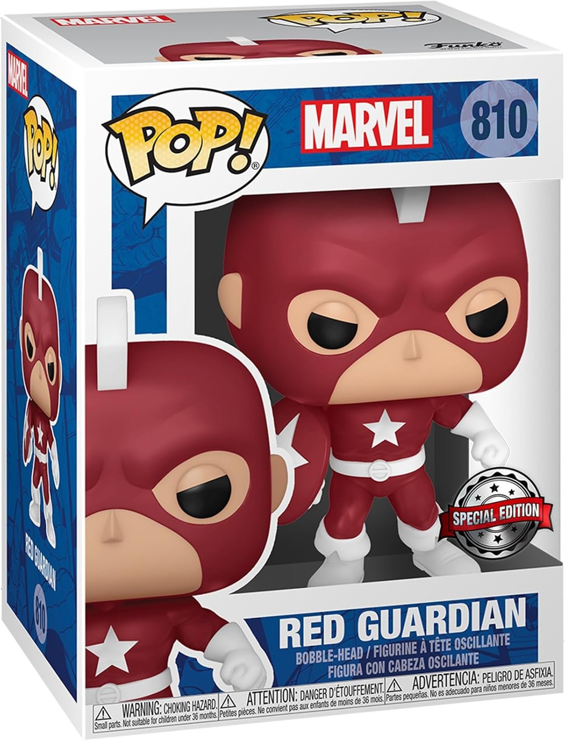 Figura Funko POP! Marvel: Year of The Shield - Red Guardian - Marvel Comics #810