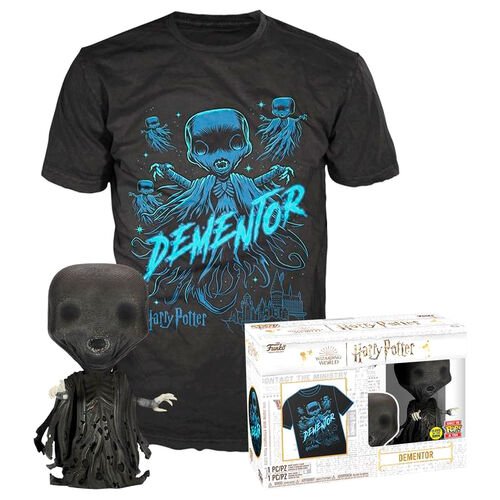 Figura Funko POP! Funko Pop! & Tee: Harry Potter - Dementor Diamond Glitter Glow-in-the-Dark