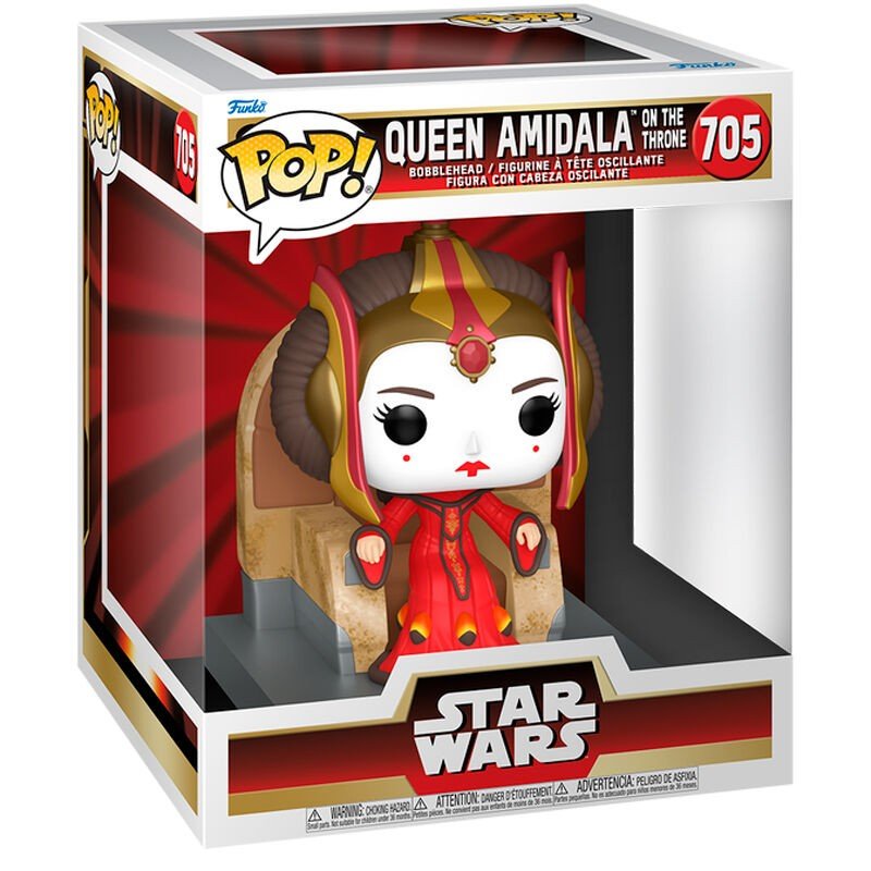 Figura Funko POP! Amidala on Throne Star Wars Deluxe The Phantom Menace 25th Anniversary Disney
