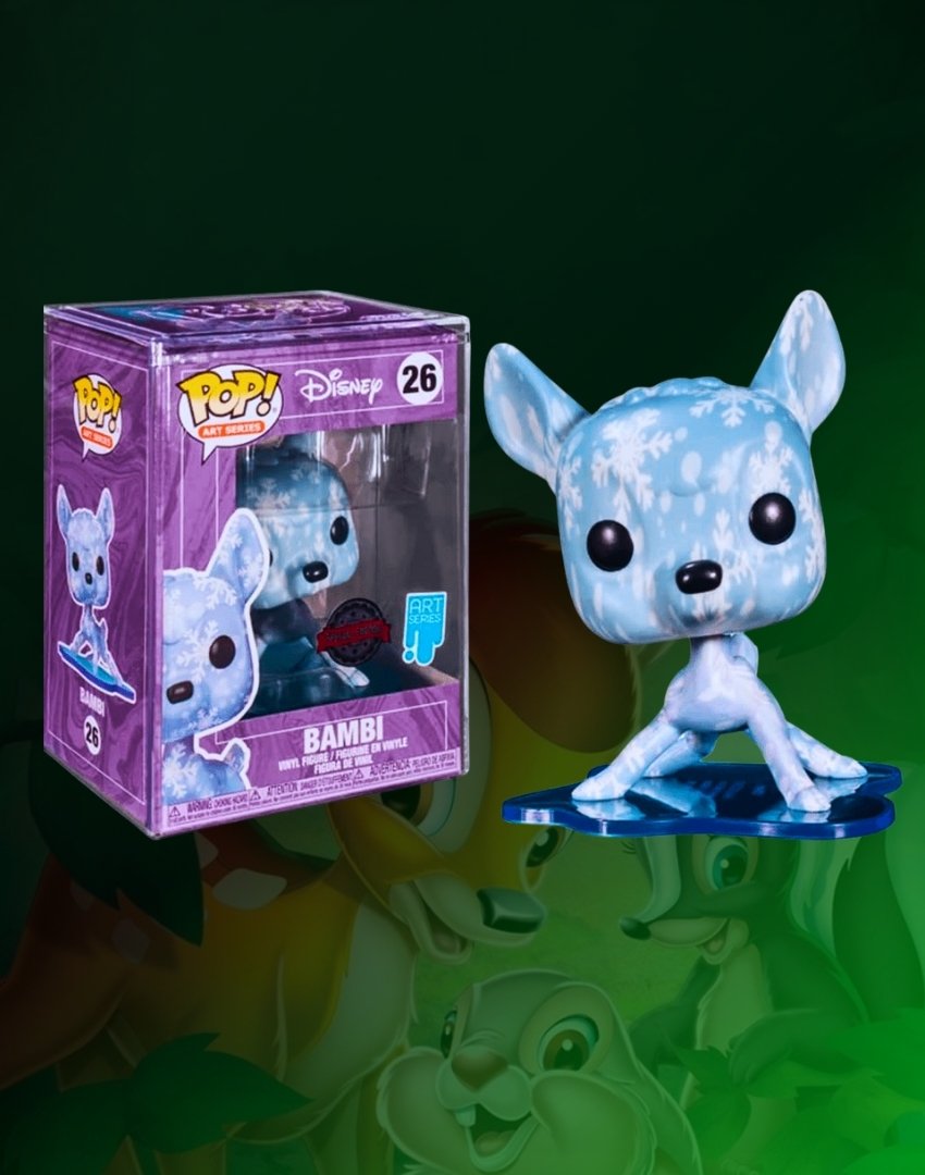 Figura Funko POP! Artist Series Disney Bambi Special Case Exclusive Vaulted #26