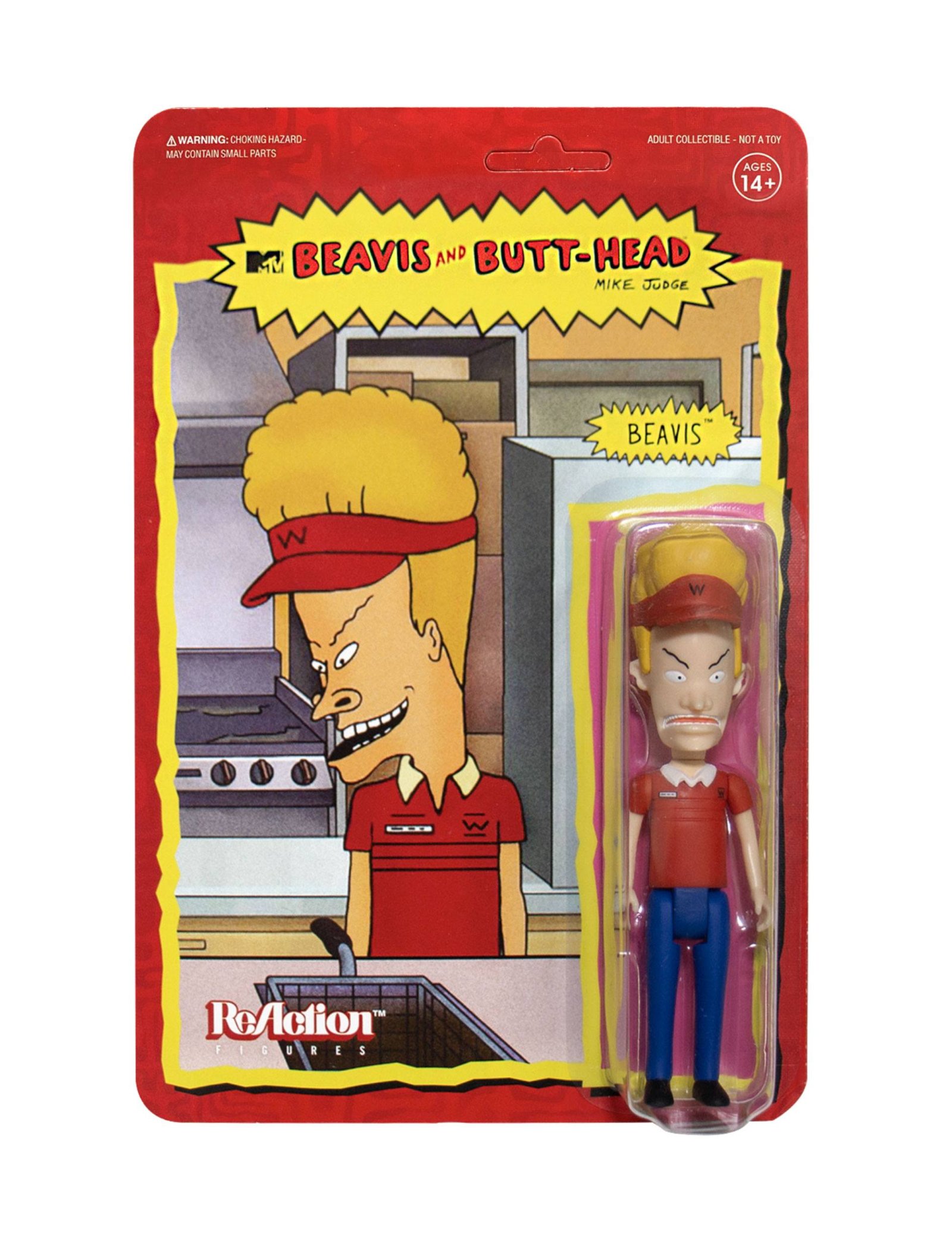 Beavis & Butt-Head Figura ReAction Wave 1 Burger World Beavis 10 cm