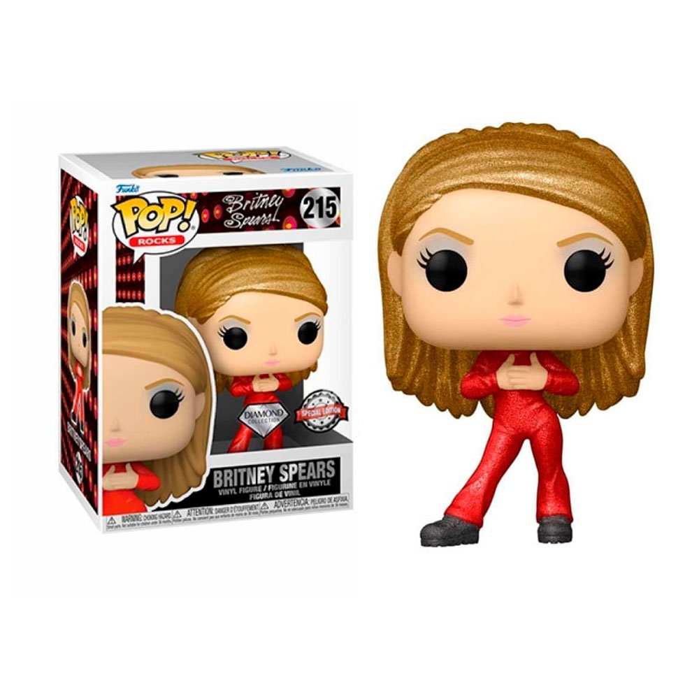 Figura Funko POP! Rocks Britney Spears Diamond Special Edition Oops I Did It Again Exclusive #215