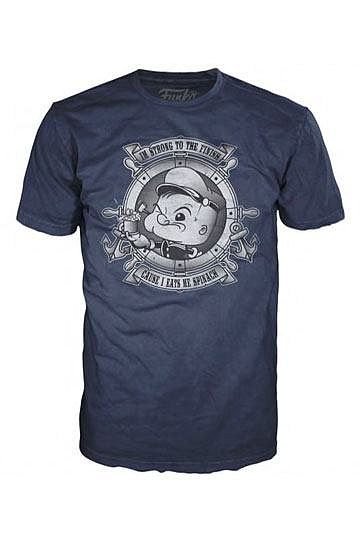 Camiseta Funko Loose Tee: Popeye: Strong To The Finish Large Size EU