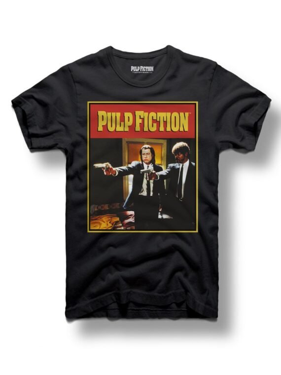 Camisetas Pulp Fiction Cover Vincent Vega & Jules Winnfield con Licencia Oficial