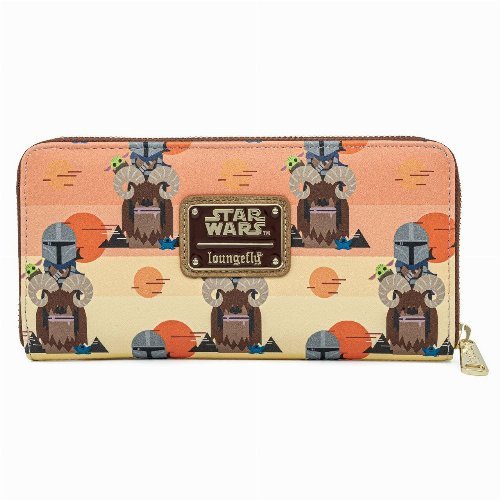 Cartera Mandalorian Bantha Ride Wallet Zip Star Wars Disney x Loungefly