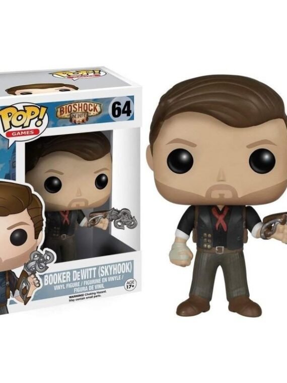 Figura Funko POP! Vinyl: Games: BioShock: Skyhook Booker DeWitt #64