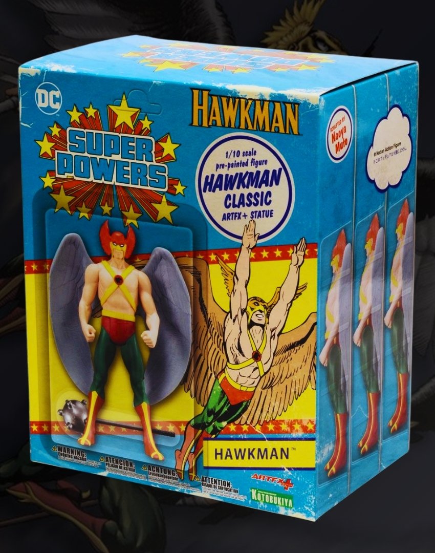 Estatua Kotobukiya ARTFX+ Hawkman Super Powers Classic 1/10 DC Cómics