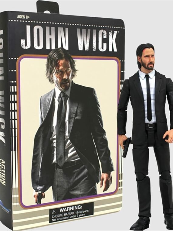 Figura Acción John Wick VHS Diamond Select Toys SDCC 2022 Exclusive
