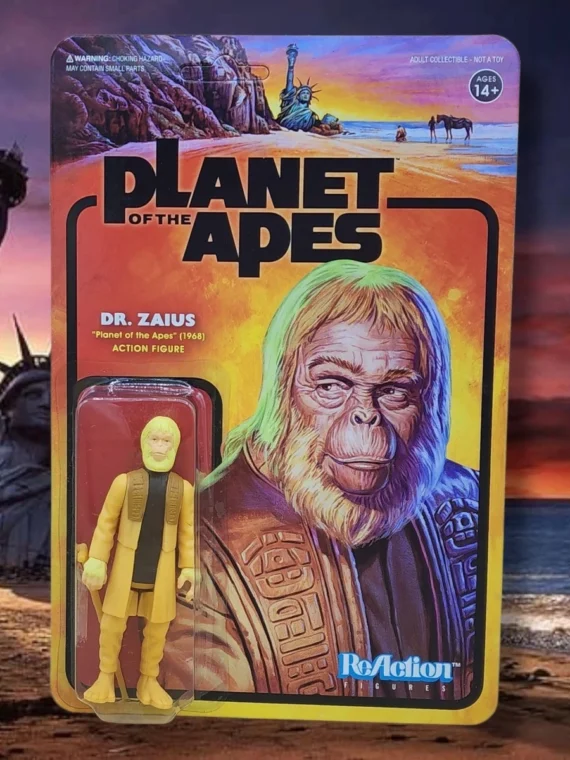 Figura Dr. Zaius Super7 Planet Of The Apes ReAction Figure 3.75"