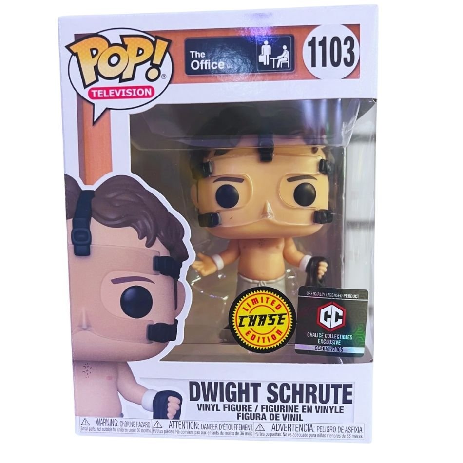 Figura Funko POP! TV The Office Dwight Schrute Basketball Chalice Collectibles #1103 Exclusive CHASE