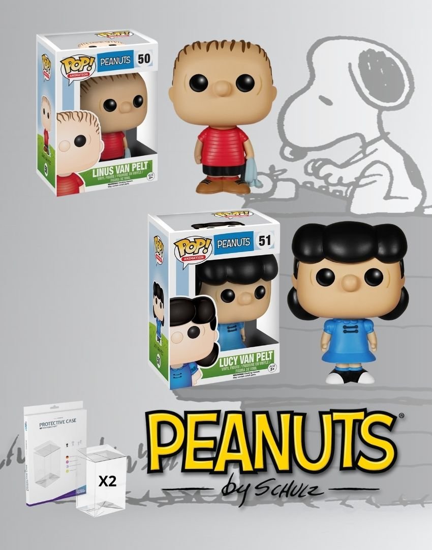 Figura Funko POP! Linus Van Pelt, Lucy Van Pelt Peanuts Combo Bundle