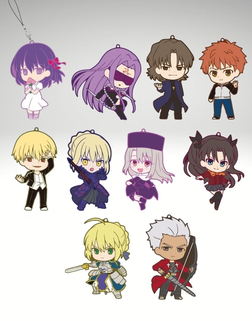Figuras Gekijouban Fate/stay Night: Heaven's Feel Toys Works Collection Nitengomu! Full Box Chara-Ani Combo