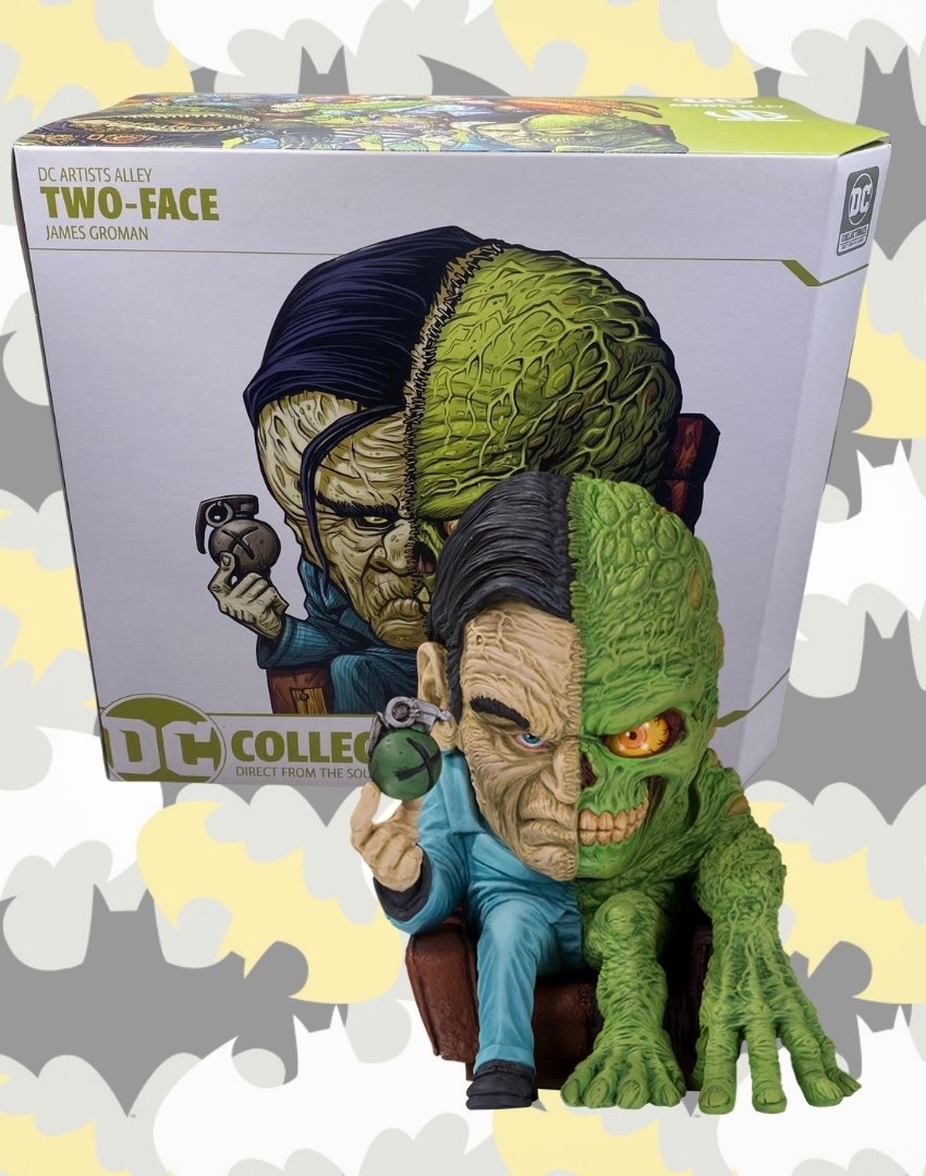 Figura Two-Face DC Direct Artist’s Alley x James Groman DC Cómics