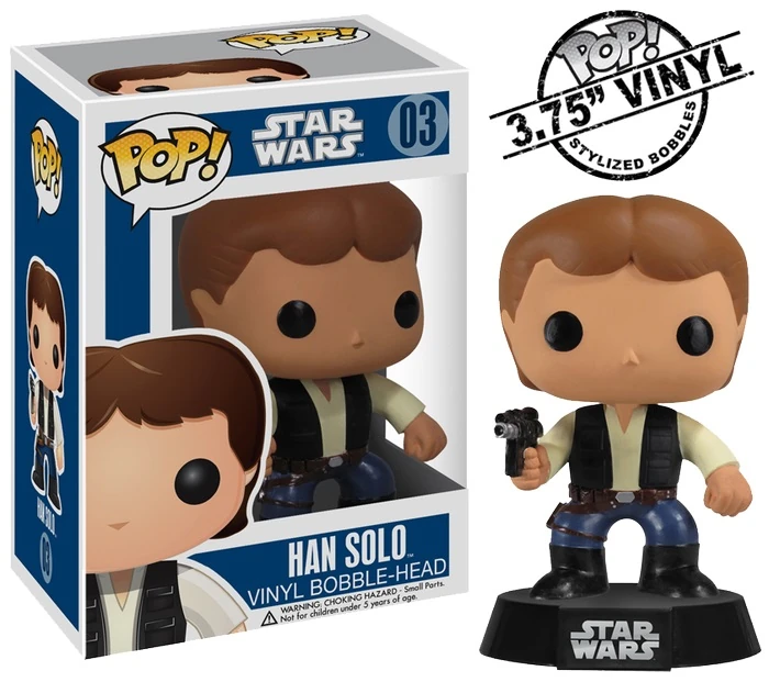 Figura Funko POP! Star Wars Classic Han Solo First Release Blue Box Disney Vaulted #03