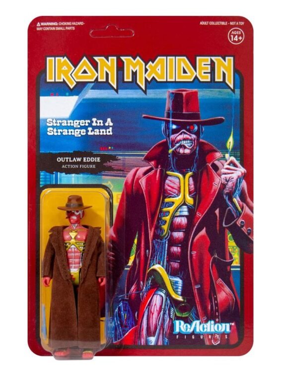 Figura Outlaw Eddie ReAction Eddie Stranger in a Strange Land Iron Maiden Super7