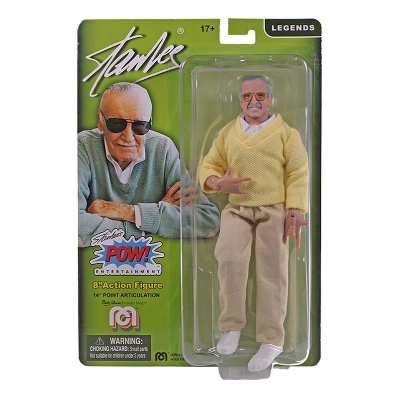 Figura Action Figure Stan Lee with Web Hands 20 cm Bizak x MEGO