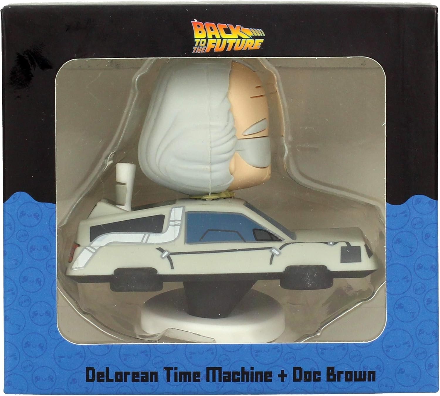 Figura DeLorean Time Machine & Doc Brown SD Toys Back to the Future Pokis