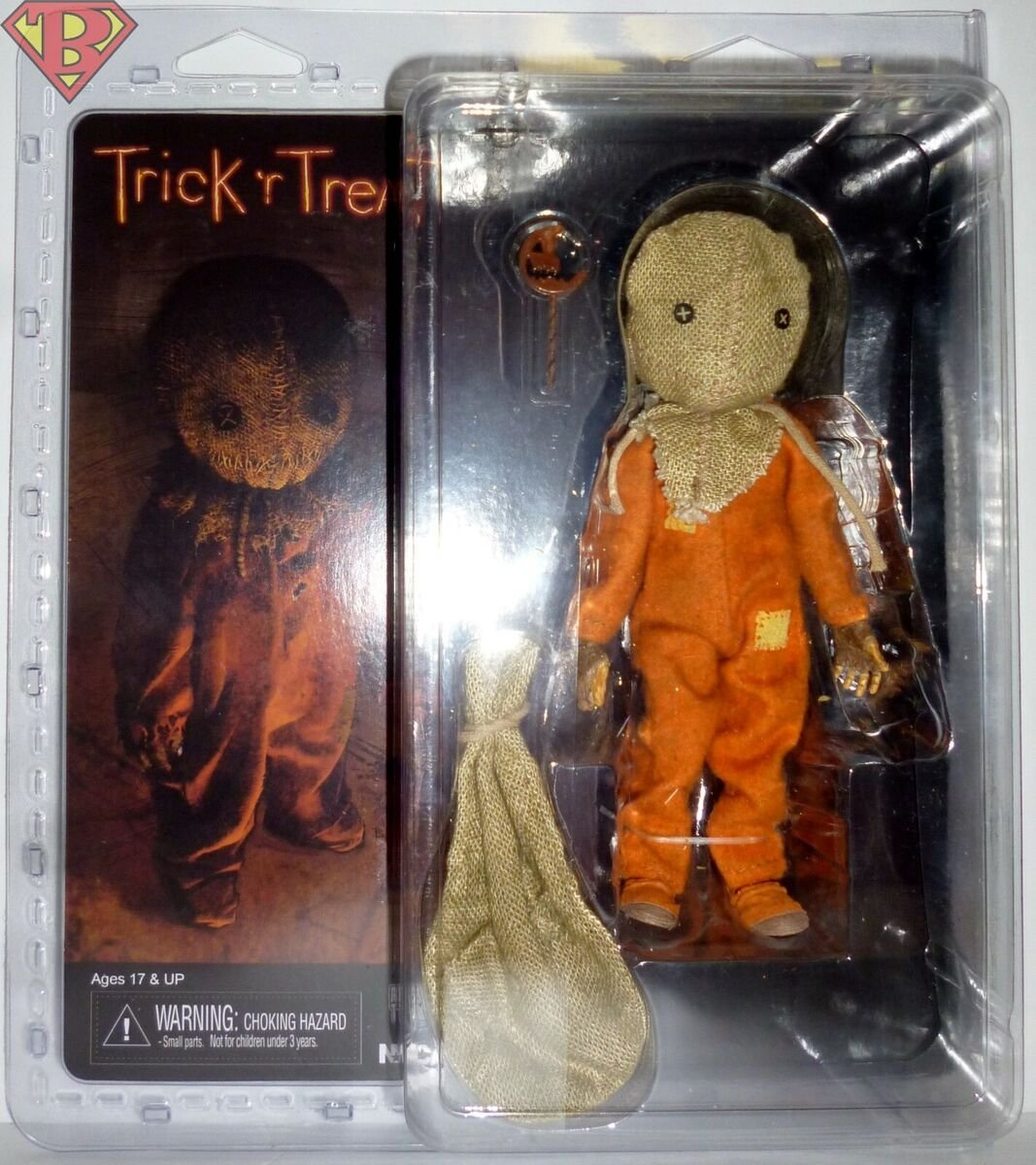 Figura Sam Trick 'r Treat Movie 8" inch Scale 5" inch Clothed Action Figure 2019 NECA