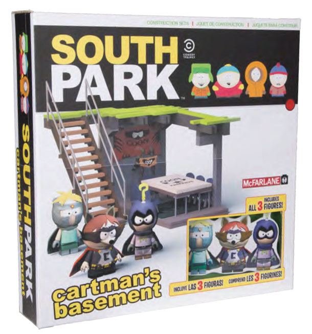 Figura Set South Park Deluxe Construction Set Cartman's Basement McFarlane Toys